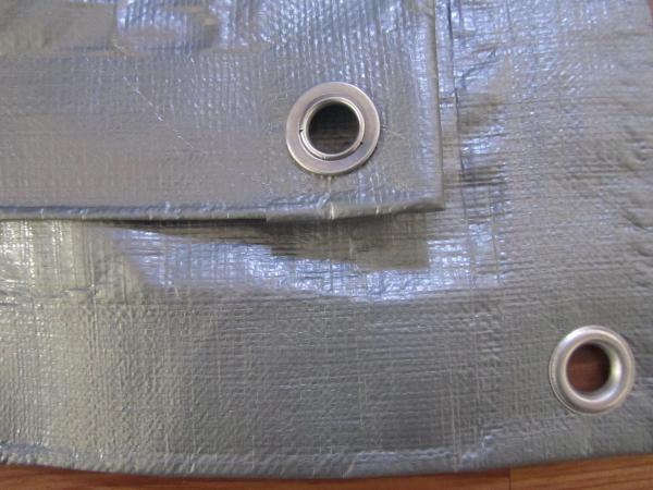 ready made pe tarpaulin with rope and eyelets reinforced