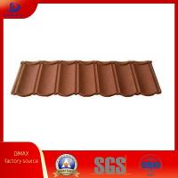 China NOT FADE Construction Materials Stone Chips Coated Steel Roofing Shingle on sale