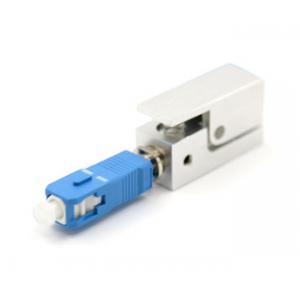 China SC Square / Round Shape Bare Fiber Adapter,quick and easy temporary connections of single-mode and multimode fibers supplier