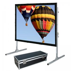 China Outdoor Folding Roll Up fast fold projection screen For Cinema supplier