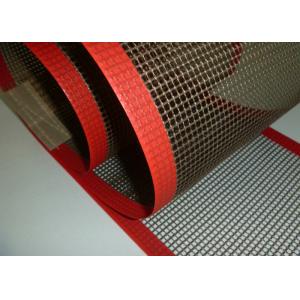 China High Strength Glass Fiber Woven Fabric PTFE Mesh / PTFE Mesh Screen supplier