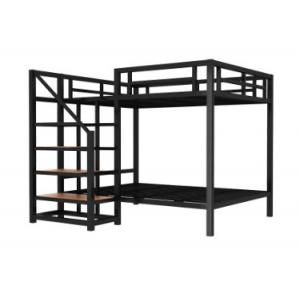 China Modern Bunk Bed Kids Metal Bunk Beds  School Furniture Simple Metal Bed Frame For Home Use supplier
