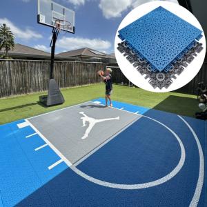 Modified Pp Elastic Outdoor Sports Polypropylene Interlocking Basketball Court Tile Backyard Floor Tile
