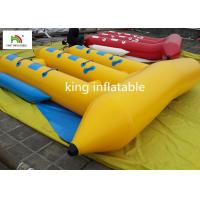 China Customized 6 Seater Inflatable Sport Fly Fishing Boats Yellow Durable on sale