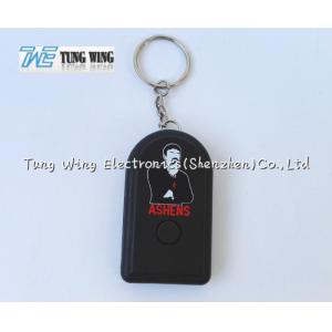 Non - Toxic Black Car Sound Music Keyring Battery Replaceable
