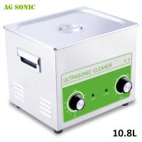 China Scientific Laboratory Ultrasonic Cleaner , Ultrasonic Cleaning Bath 10.8L with Heating on sale