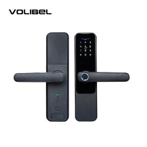Unique Stylish Bluetooth Fingerprint Door Lock 6V Anti Corrosion