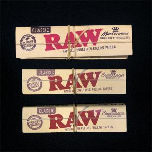 China Customized Smoking Rolling Paper Natural Gum Unflavored With Tips supplier