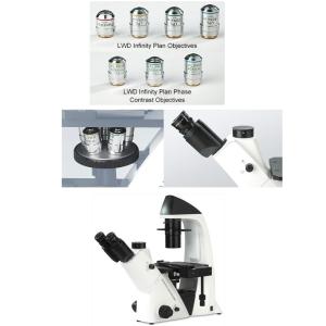 China Live Cell Inverted Biological Microscope , Inverted Compound Microscope wholesale