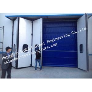China Aesthetic Aluminum Alloy Industrial Folding Doors For Warehouse Simple Installation supplier