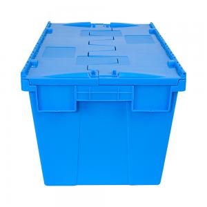 China Rectangle Solid Wall Large Box Transport Attached Lid Crate for Secure Transportation supplier