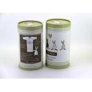 Food Grade Lovely Cardboard Paper Cans packaging for Baby Clothes and Gifts