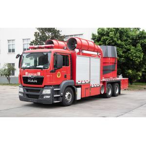 Germany MAN Smoke Exhaust Special Fire Fighting Truck with Water Tank