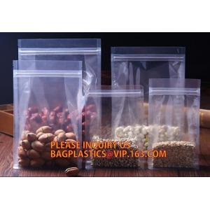 pp k crystal bag, polypropylene zipper Plastic zipper/zip/k/ bags houseware/medicine/food/clothes bags