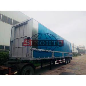 China Aluminum Container Semi Trailer 3 Axles Hydraulic Wing Van Trailer supplier