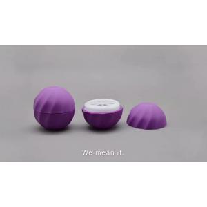 China POM ABS Lip Balm Tubes Lip Balm Ball Containers For Cosmetic Packaging supplier