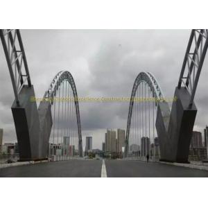 Heavy Duty Bailey Structural Steel Bridge Strong Quakeproof Steel Arch Bridge