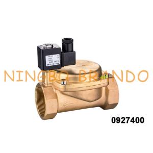 1'' 0927400 Normally Closed Brass Solenoid Flow Control Valve For Air Compressor