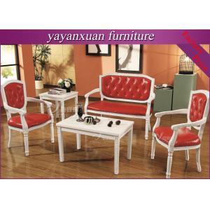 White Wooden Table And Chairs From Manufacturer For Supply With Cheaper Price (YW-P10)