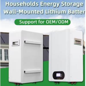 Wall-Mounted Energy Storage Battery 5kw 24V200Ah 48V100Ah For Household Energy Storage