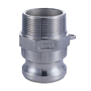 China Stainless steel Cam groove coupling Type F  SS304 or SS316 MIL-A-A-59326 EN14420-7 supplier
