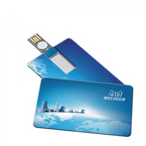 China Promotional Card USB Drives  8.4*5.2*0.2cm Plastic logo customized supplier