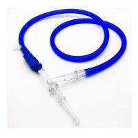 China Blue LED Flashlight Hookah Shisha Hose Food Grade With 1.8m Customized Length for sale