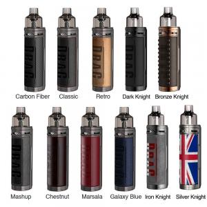 China Voopoo Drag X 18650 Mod E Cigarette Starter Kits 4.5ml Vinci Coil Single 18650 Battery 80w supplier