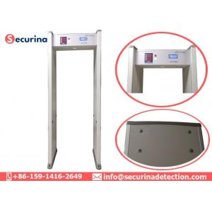 China 100 Operating Frequency Walk Through Metal Detector , Door Metal Detector supplier