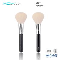 China Single Goat Hair Makeup Brush Natural Hair Copper Ferrule Face Brushes K102-1 on sale