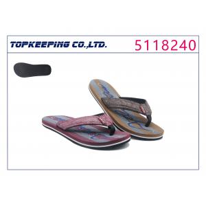 Custom Logo Retro Flip Flop Sandals Male Slide Slipper EVA Sole