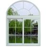 Soundproof White / Blue Sliding Aluminum Frame Windows With ROTO / SIEGENIA