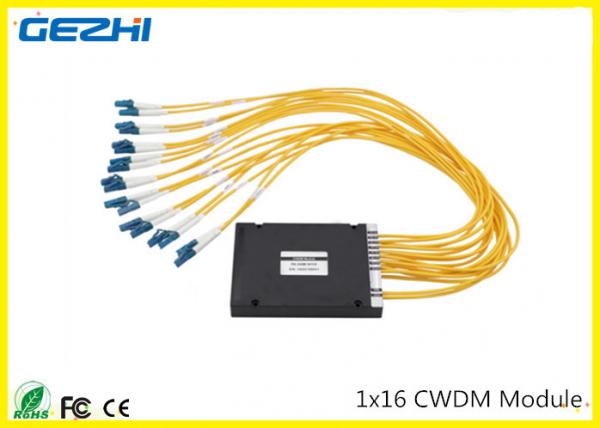 1x16CH CWDM Mux Demux Module 1260~1620nm LC connecter Multiple wavelengths to