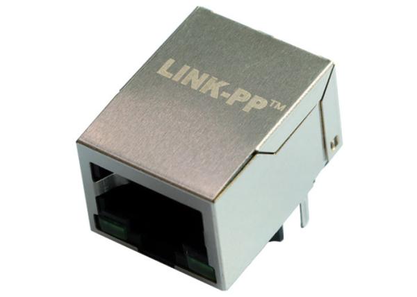 ARJM11B1-805-JJ-EW4 Single Port RJ45 Ethernet Jack With LEDs 8 Pin 2.5G Base-T