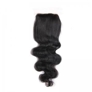 Drouble Weft 4x4 Lace Closure Peruvian Hair Weave Lace Closure Deep Texture
