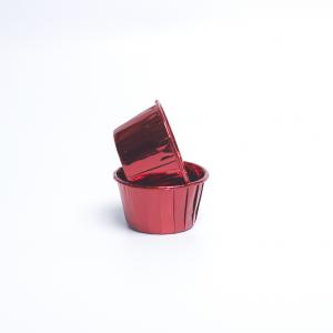 Compostable Aluminum Foil Cupcake Liners , Disposable Muffin Baking Cup