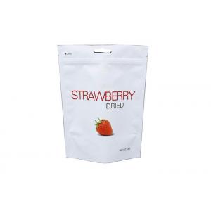 206g Strawberry Three Side Seal Bag Stand Up Style With Handhole