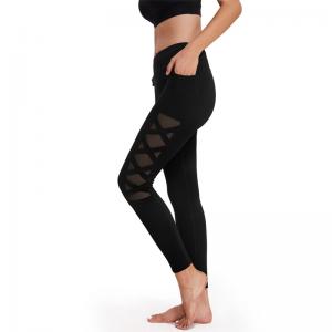 Seamless Polyester Yoga Pants Fitness Sportswear Breathable High Impact Leggings