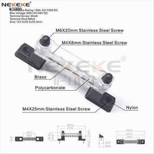 China Barra de bus de alimentación marina de 6P 150A de cobre y níquel para barco con cubierta wholesale