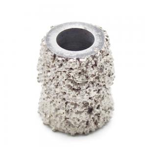 Vacuum Brazed Double Beards Type Diamond Wire Saw Beads for Cutting Granite Quarrying