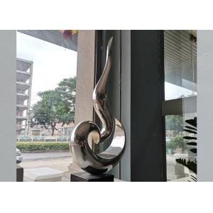 China Contemporary Polished Stainless Steel Sculpture OEM For Home Decoration supplier