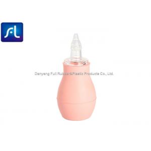 China Pink PVC Bulb Ear Syringe , High Performance Safe Baby Nose Aspirator supplier