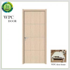 Termite Proof WPC Wood Door PVC skin Finished Fire Retardant Bedroom use