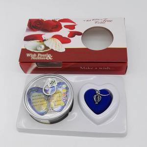 Nature Freshwater Pearl English Version Wish Pearl Necklace Gift Box Sets