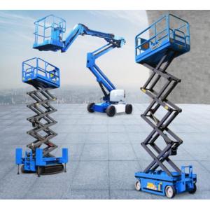 China 12m Self - Propelled Scissor Lifts Mobile Elevated Work Platform Aerial Lift Scaffolding supplier