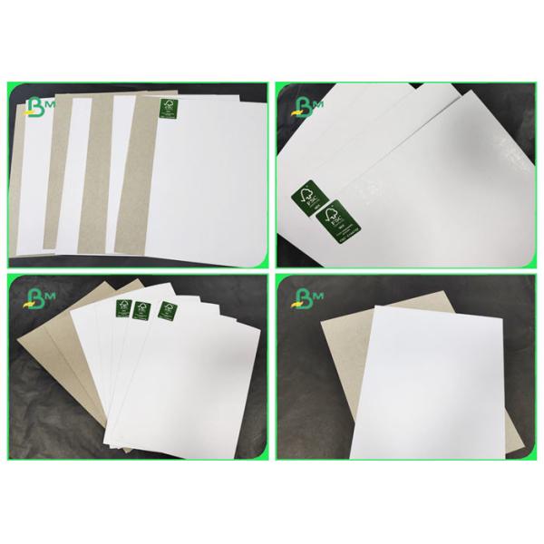 China Fscはジャンボ ロールスロイス1160mmの灰色の背部オフセット印刷を用いるC1S板を承認しました wholesale