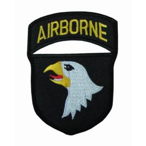 AIRBORNE Merrow Border Cut Out Embroidery Patch For Garment