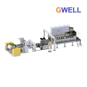 China 3 Layer  PVC PVDC Cling Cast Stretch Film Machine Line 250kg H supplier