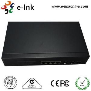 China 1000Base - T / FX SFP Managed Fiber Optic Switch , 4 / 24 Port Fiber Optic Network Switch supplier