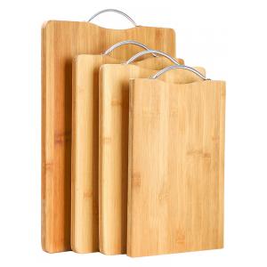 Mini Multi Purpose 20x20CM Natural Bamboo Chopping Board For Vegetables And Fruits